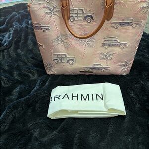 Brahmin Blush Embossed Satchel